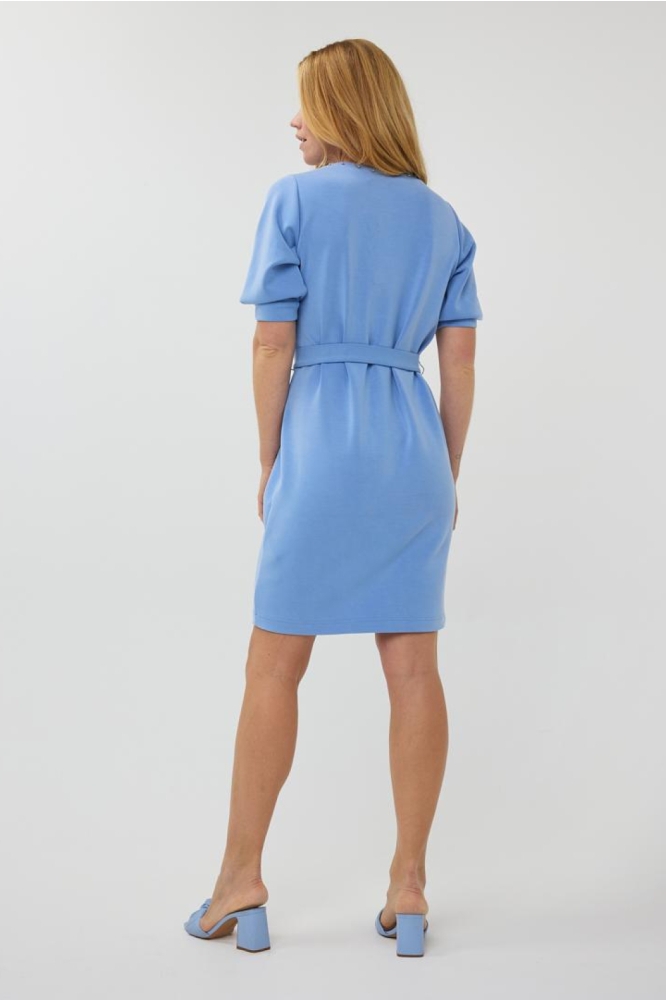 DRESS EMBELLISHMENT MODAL SP25 05000 600 Blue